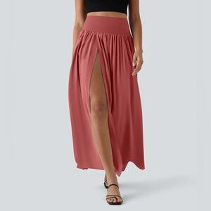 Breezeful™ High Waisted Split 2-in-1 Flowy Quick Dry Maxi Casual Skirt